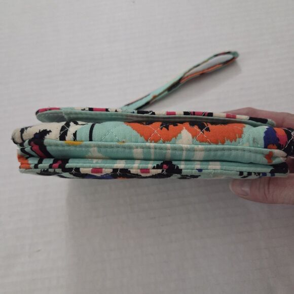 Vera Bradley Pueblo Pattern Snap / Zip Up Wristlet Wallet - Picture 2 of 8